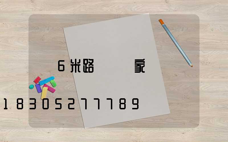 6米路燈 廠家